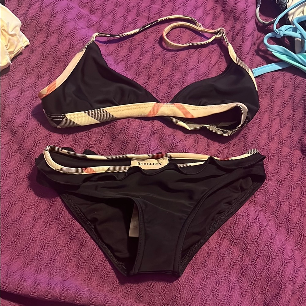 Burberry Black Bikini Set